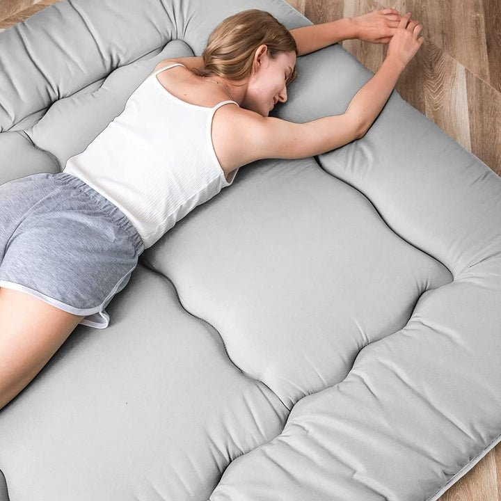MAXYOYO Klappmatratze Futon Matratze Bodenmatratze Gepolsterte Japanische Tatami Gesteppte Bett, Dic