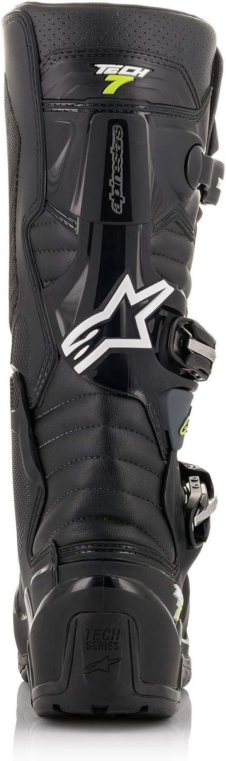 Alpinestars Herren Tech 7 Enduro Stiefel Schwarz Grau 47 EU, Schwarz Grau 47 EU