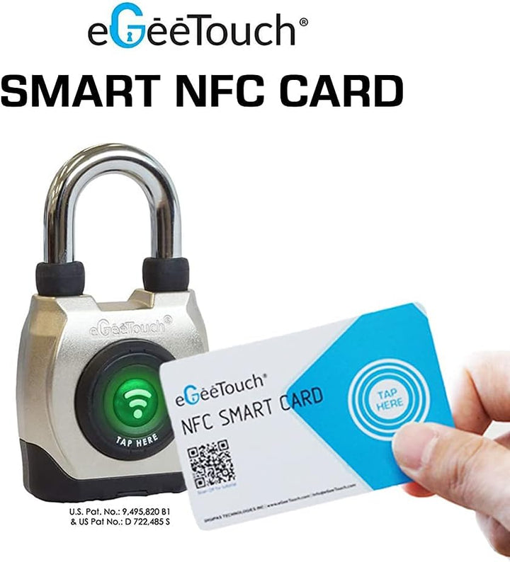 NFC für alle eGeeTouch Smart Locks (20 Karten), 20 Karten