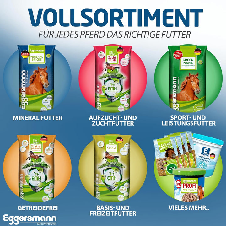 Eggersmann Horse Vital Plus – Mineralfuttermittel für Pferde Aller Art – Vitaminreiches Mineralfutte