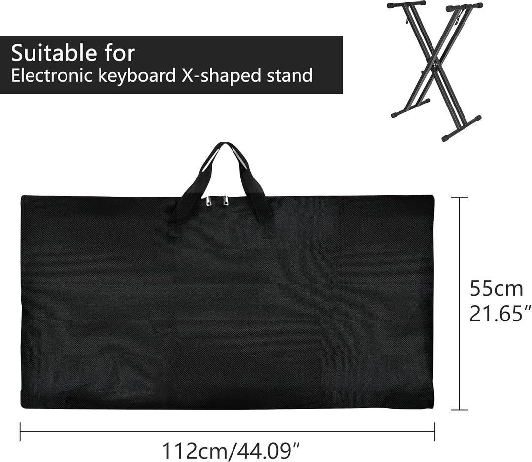 Oxford Cloth Electronic Piano X-förmiger Rahmen, tragbare Handtasche für Klaviertastatur, Ständer, R