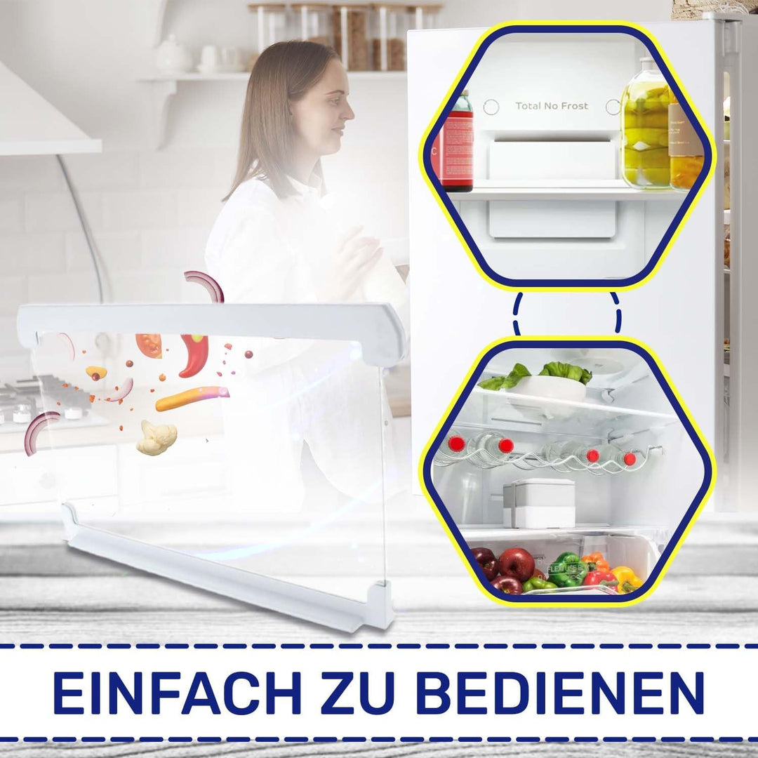 Vorderer Rahmen für Kühlschrank Einlegeboden Glas mit Länge 475 mm mit Originalcode C00144362 C00506