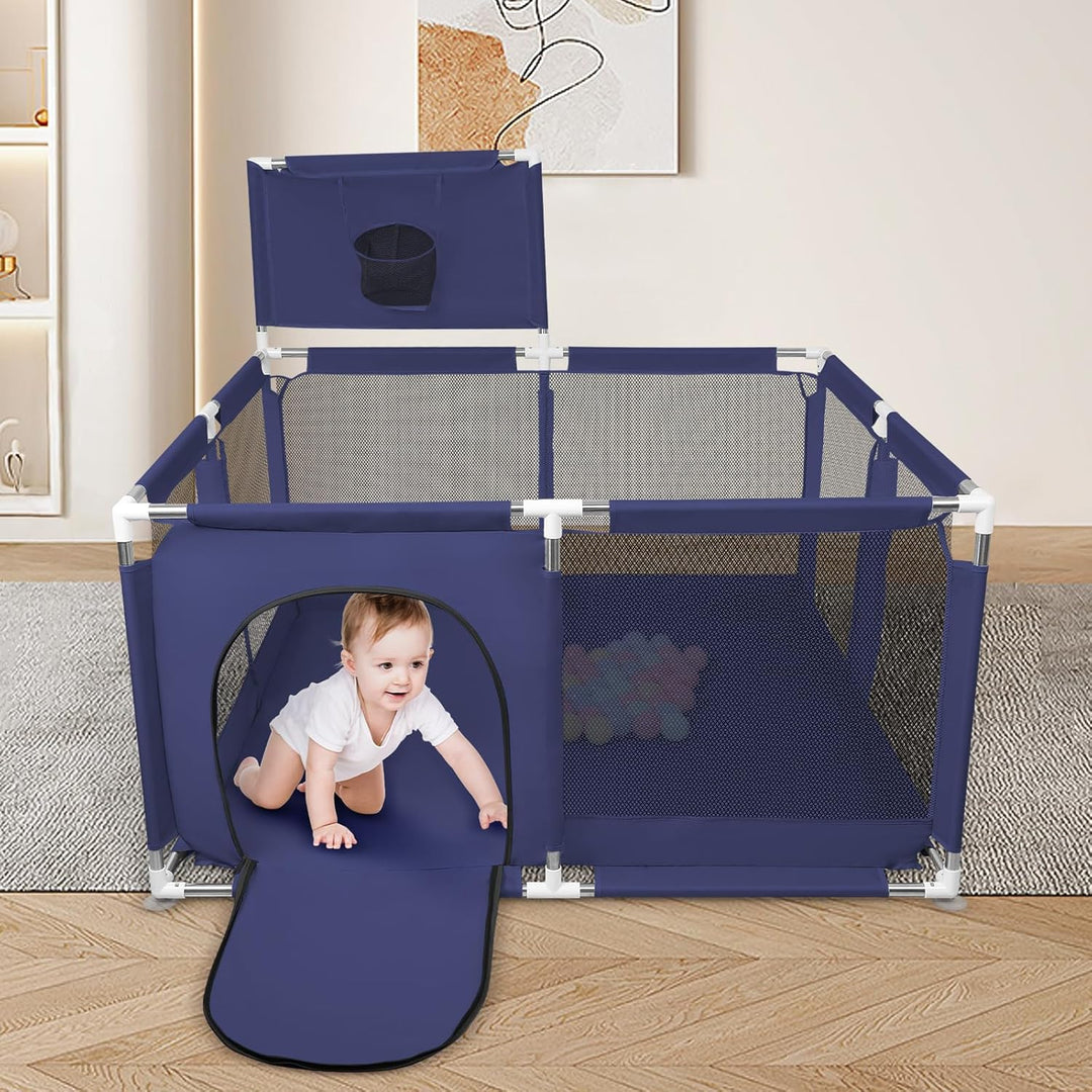 Laufstall Baby, Indoor &amp; Outdoor Laufgitter Baby Grosse xxl Sicherheitsspielplatz Schutzgitter für K
