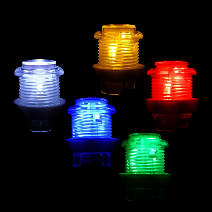SJ@JX Arcade 2 Player Game Controller Stick DIY Kit LED Buttons with Logo MX Microswitch 8 Way Joyst