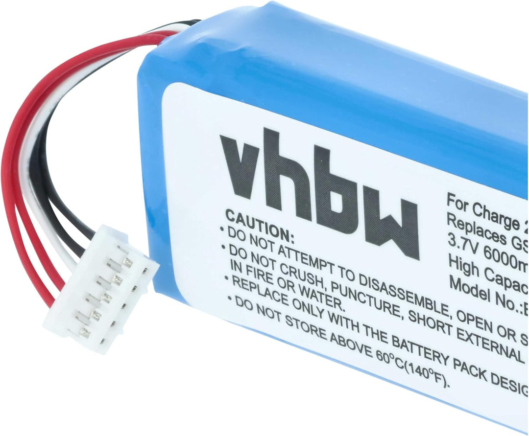 vhbw Akku kompatibel mit JBL Charge 2 Plus, Charge 2+, Charge 3 (2015) Bluetooth Lautsprecher Ersatz