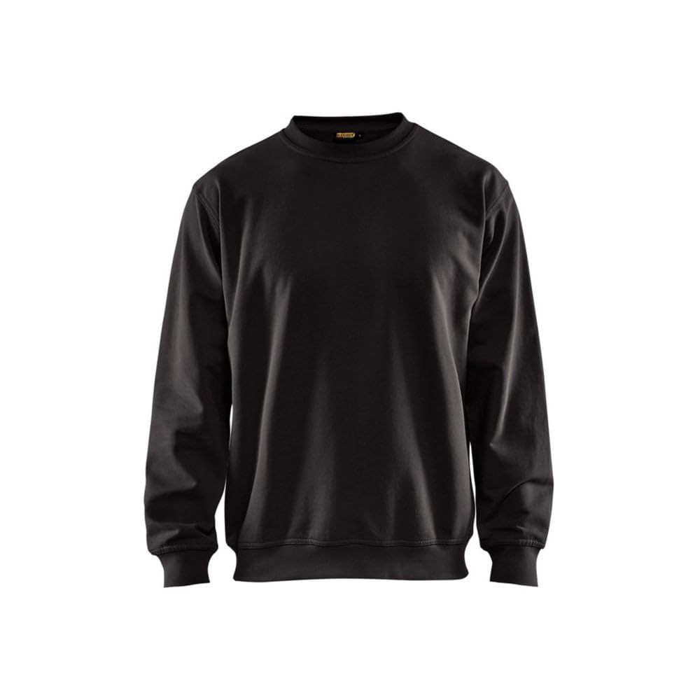 Sweat Shirt BLAKLADER Rundhalsausschnitt M Schwarz, M Schwarz