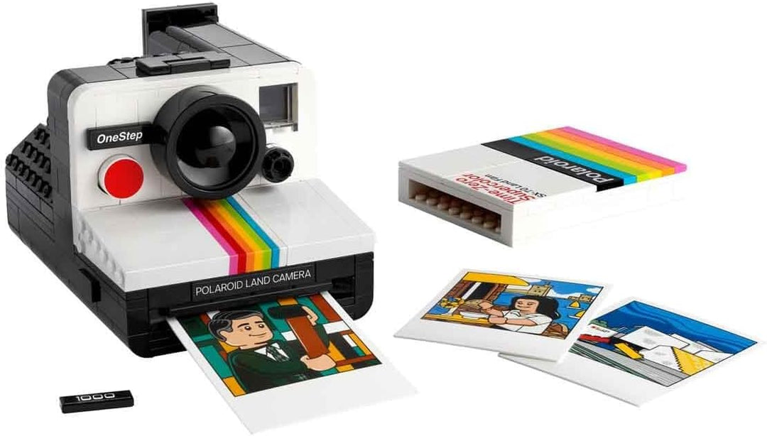 Lego Ideas Polaroid OneStep SX-70 Kamera-Set für Erwachsene, Sammlerstück mit authentischen Details,