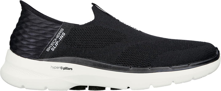 Skechers Herren Go Walk 6-Easy On Sneakers 41 EU Schwarz, 41 EU Schwarz