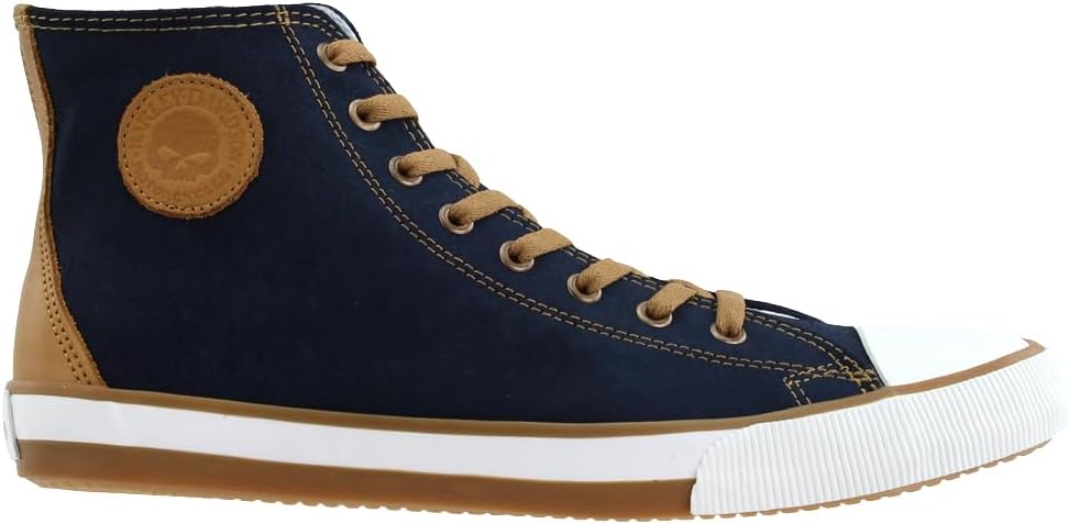 HARLEY-DAVIDSON Footwear Mens Filkens Sneaker, Blue 45 EU Blau, 45 EU Blau