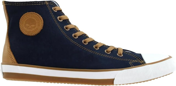 HARLEY-DAVIDSON Footwear Mens Filkens Sneaker, Blue 45 EU Blau, 45 EU Blau