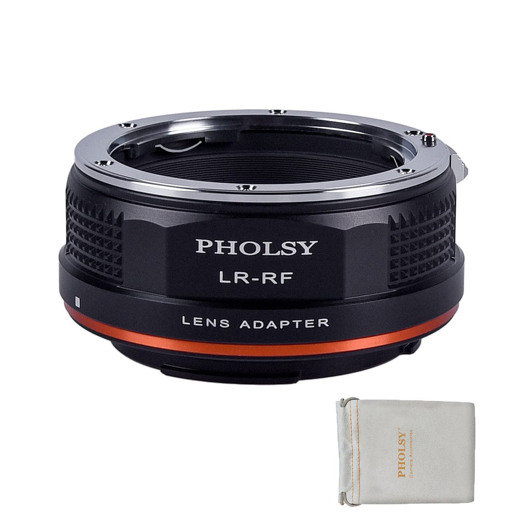 PHOLSY Objektivadapter Manueller Fokus Kompatibel mit Leica R Mount Objektiv auf Canon EOS RF Mount