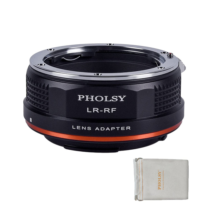 PHOLSY Objektivadapter Manueller Fokus Kompatibel mit Leica R Mount Objektiv auf Canon EOS RF Mount