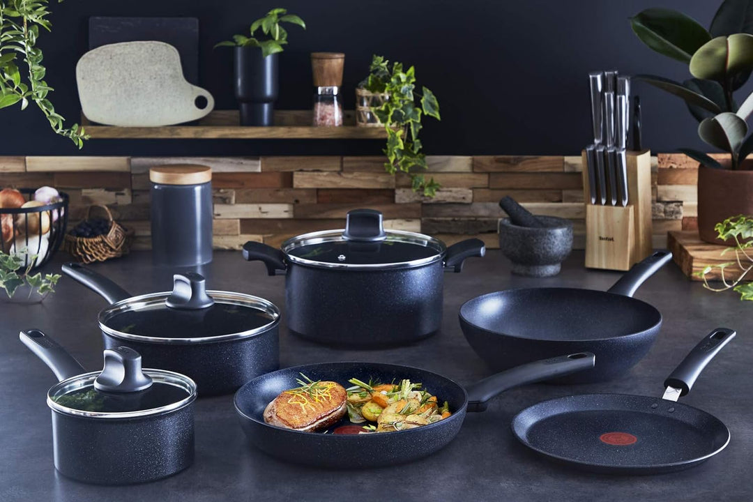 TEFAL G2811972 ZUFRIEDENHEIT INDUKTIVE, Aluminium, Schwarz