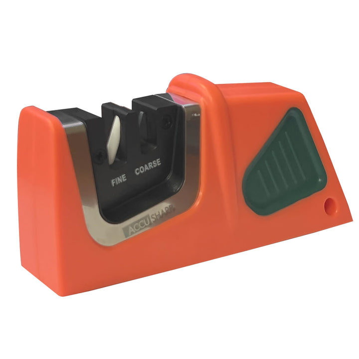 Accusharp Messerschärfer Pull-Through Compact 1 Stück Orange/Grün, Orange/Grün