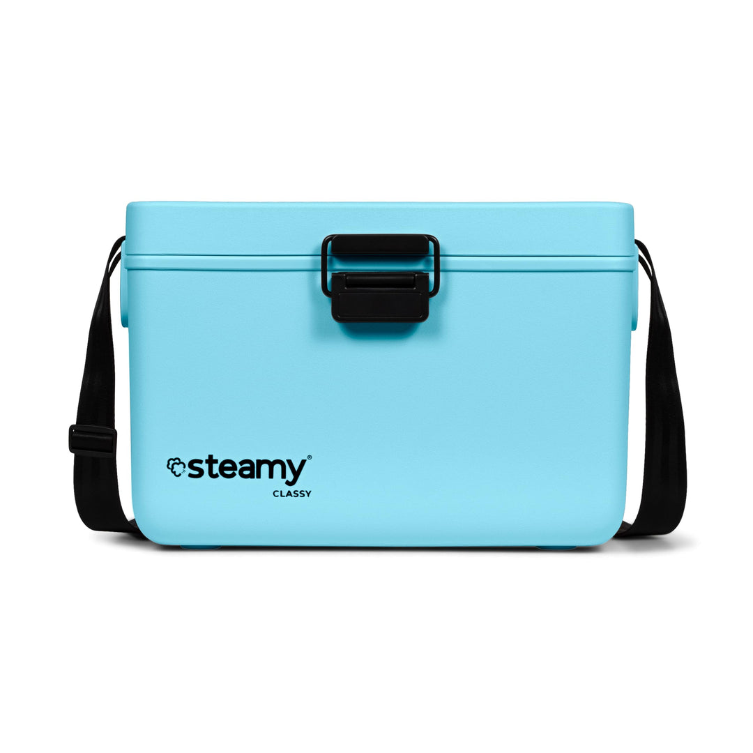 Steamy Outdoor Classy 12 Kühlbox 35.6 x 25.2 x 23.2 cm (l x b x h) Blauw, 35.6 x 25.2 x 23.2 cm (l x