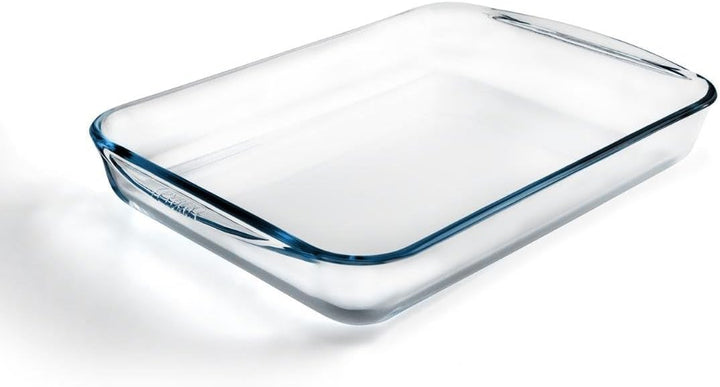 Pyrex Rechteckiger Bräter aus Glas, 40x27cm 40x27 cm, 40x27 cm