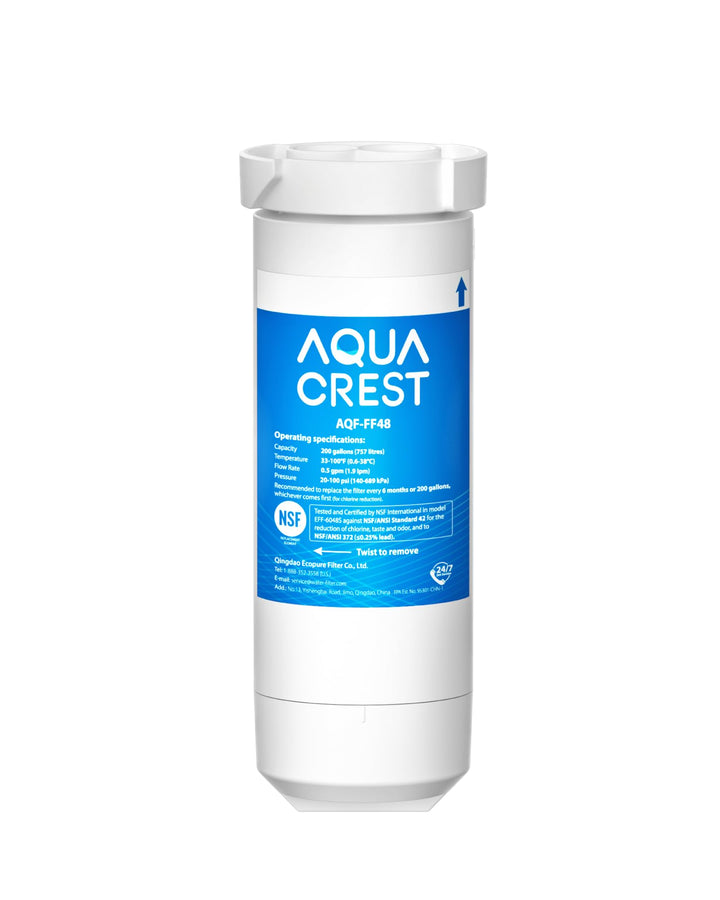 Aquacrest XWF Kühlschrank-Wasserfilter, kompatibel mit GE GBE 21, GDE21, GDE25, GFE24, GFE26, GNE21,