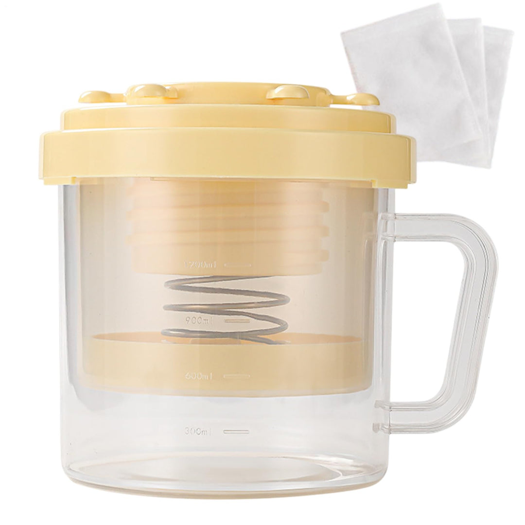 Joghurt-Maschine | Joghurtbereiter mit feinmaschigem Sieb, multifunktionales Haushaltsset für die He