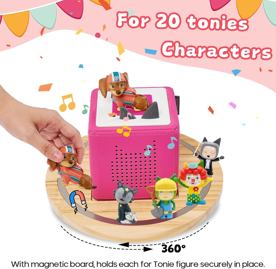 Gieanoo für Tonies Box Regal,Runde Tonie Aufbewahrung Regal Kompatibel mit Toniesbox 1 und Toniesbox