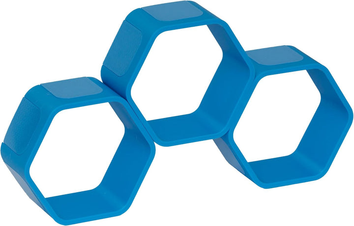 Regal für Hörfiguren (z.B. Tonie Figuren) - 3D Druck - Modulares Design (Cyan, Basic) Cyan Basic, Cy