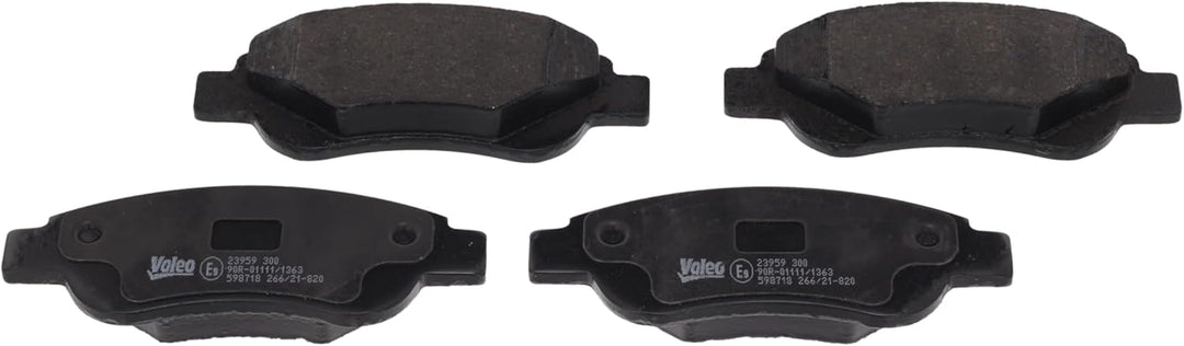 VALEO 598718 Bremsbelagsatz Scheibenfeststellbremse Bremsbelagsatz Scheibenbremse met niet-gemonteer