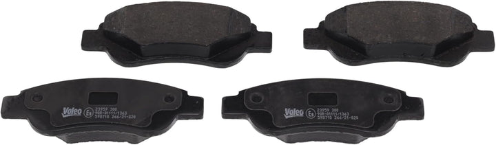 VALEO 598718 Bremsbelagsatz Scheibenfeststellbremse Bremsbelagsatz Scheibenbremse met niet-gemonteer