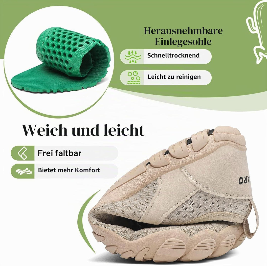 SAGUARO Badeschuhe Damen Aquaschuhe Herren Slip On Atmungsaktiv Schnelltrocknend Wasserschuhe Outdoo