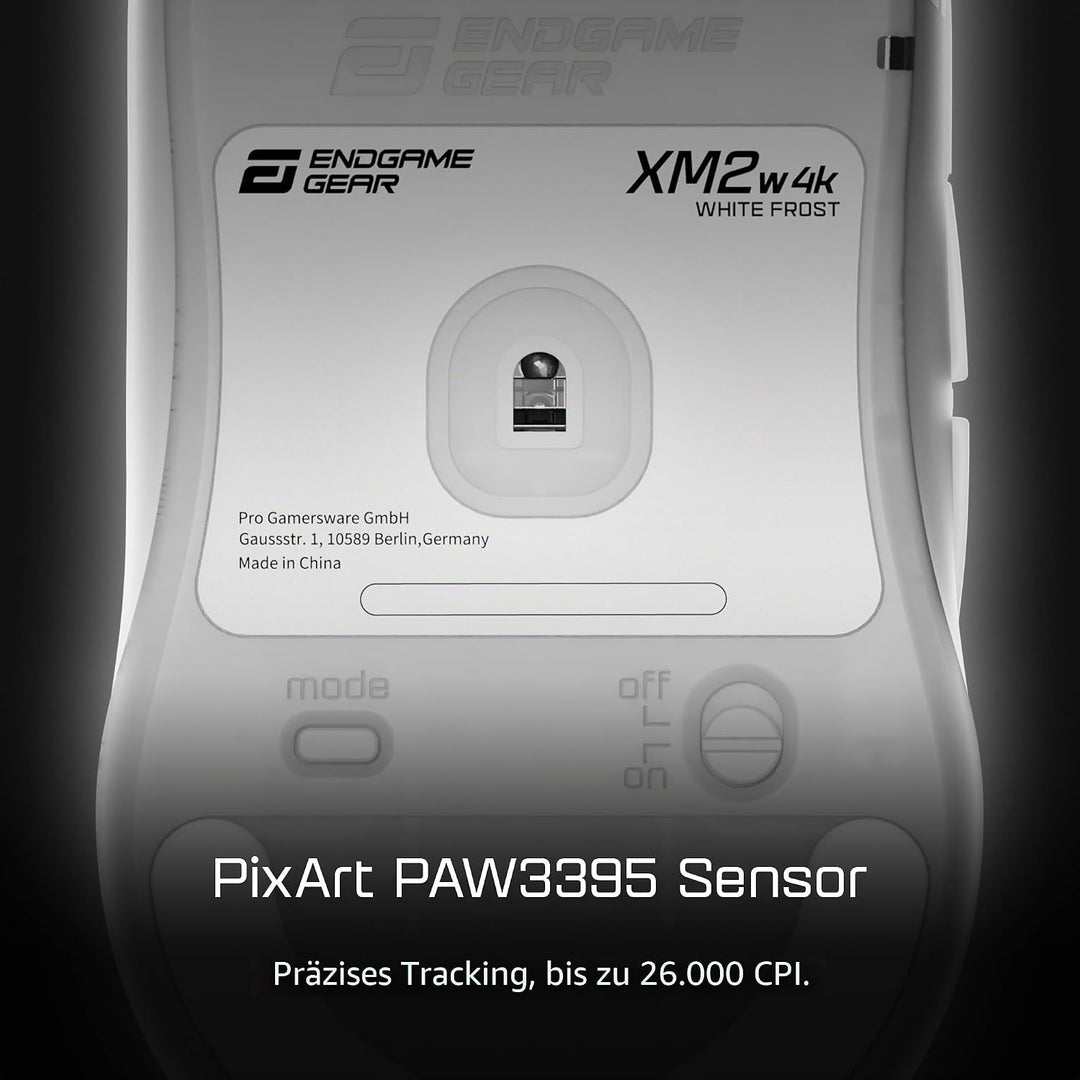 ENDGAME GEAR XM2w 4k Wireless Gaming Maus, kabellos - White Frost