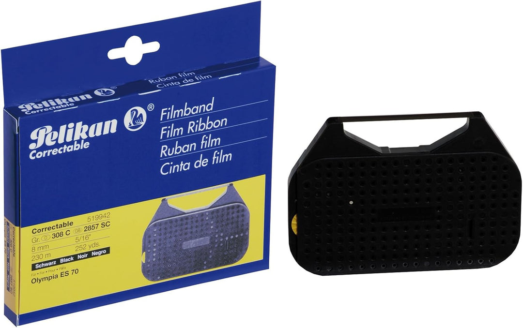 Pelikan 519942 Farbbänder, Korrekturbänder, Farbrollen, Thermotransferrolle Farbband Gr.308C schwarz