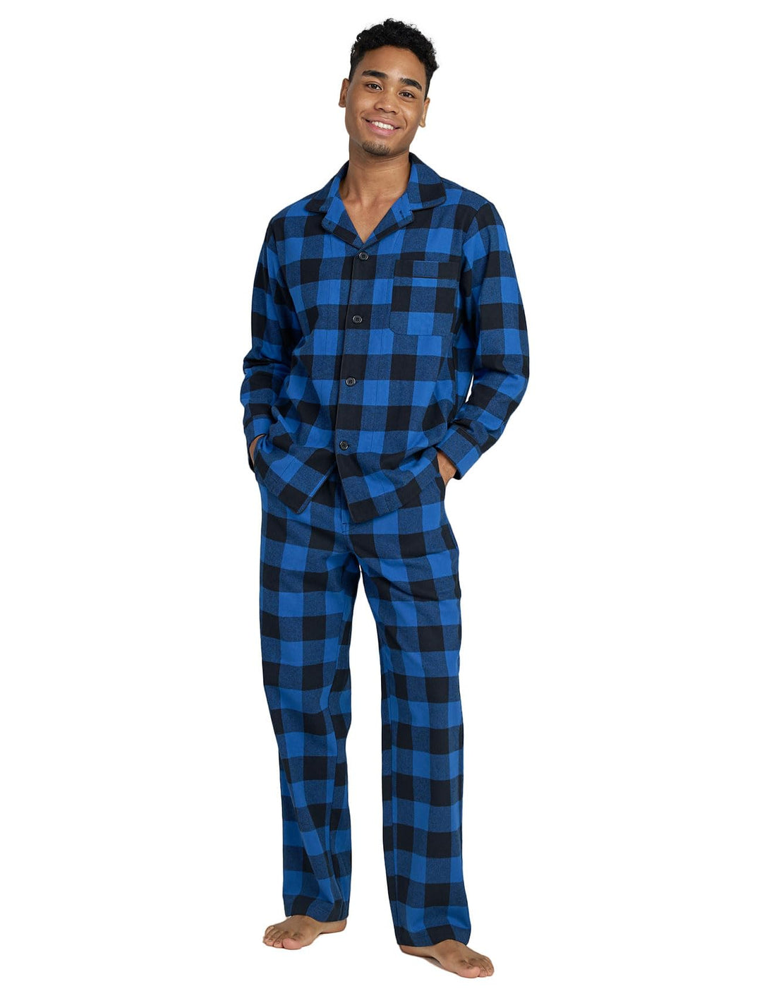 LAPASA Herren Pyjama-Set Schlafanzugset (Extra Warm Flecce Set M129, Wärmer Flanell Set M95, Warm Fl