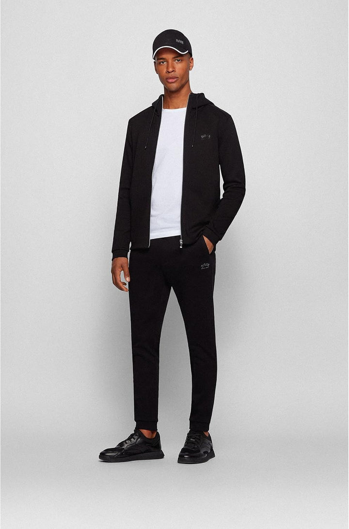BOSS Herren Hadiko Curved Jogging Hose, Black001