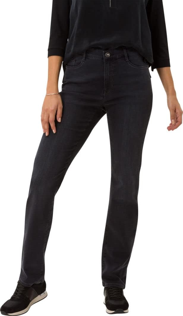 BRAX Damen Style Mary Blue Planet Nachhaltige Five-Pocket Jeans 26W / 30L Used Black, 26W / 30L Used