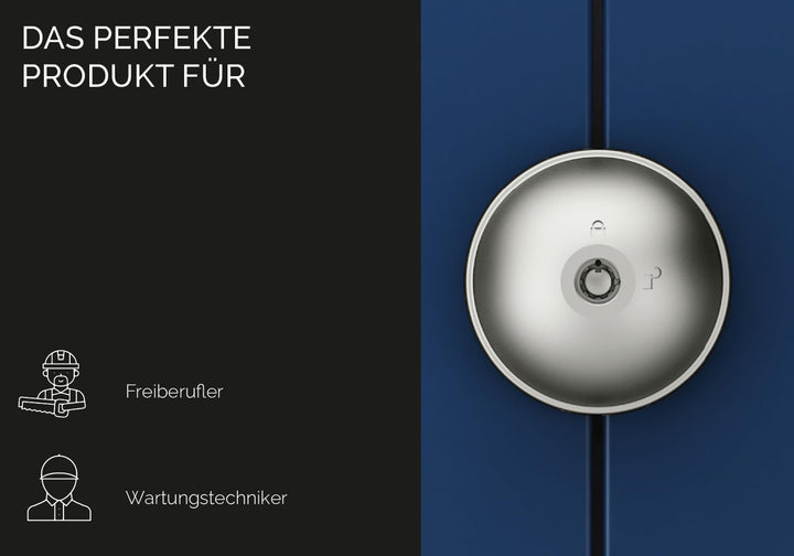 UFO MERONI SERRATURE - Ufo2 Sicherheitsschloss Transporter, Einbruchschutz Wohnmobil für Lieferwagen