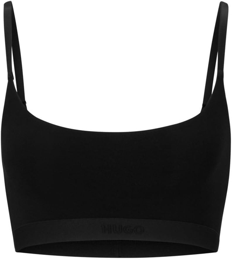 HUGO Damen Twin Pure Bralette XL Black1, XL Black1
