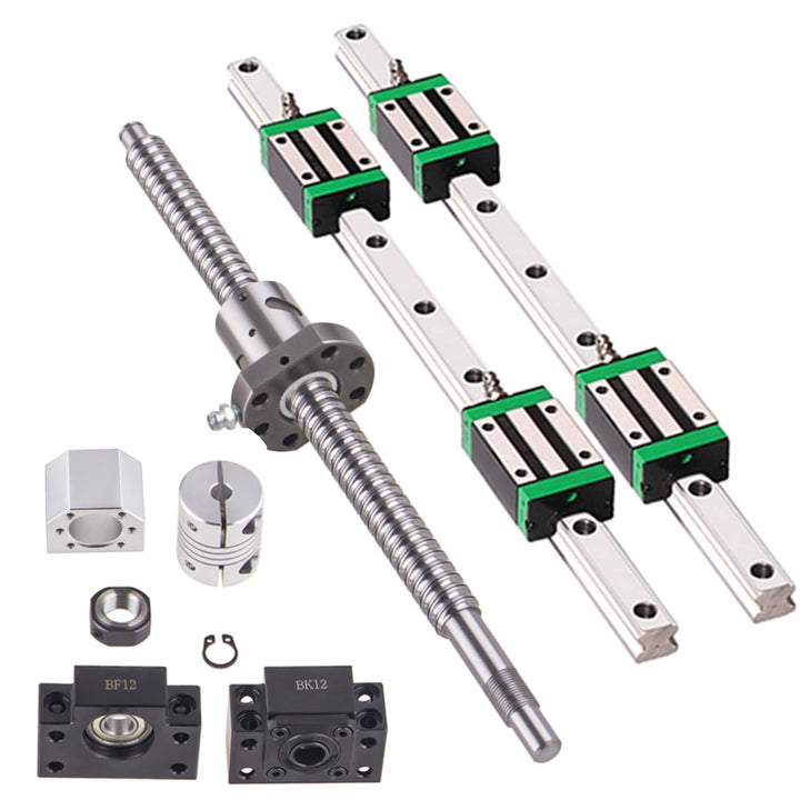 Linearführung HGR20 1700mm Linearschiene mit 4PCS Gleitblock + 1PCS SFU1605 1700mm Kugelumlaufspinde