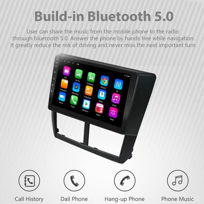 EZoneTronics Android 11 Auto Radio Stereo für Subaru Forester 2008-2012 9 Zoll Carplay Touchscreen G