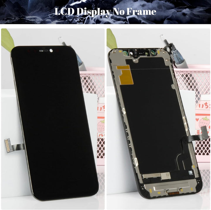 SRJTEK Ersatz für iPhone 12 Mini Bildschirm Ersatz A2399 LCD Display A2176 LCD Bildschirm Ersatz A23