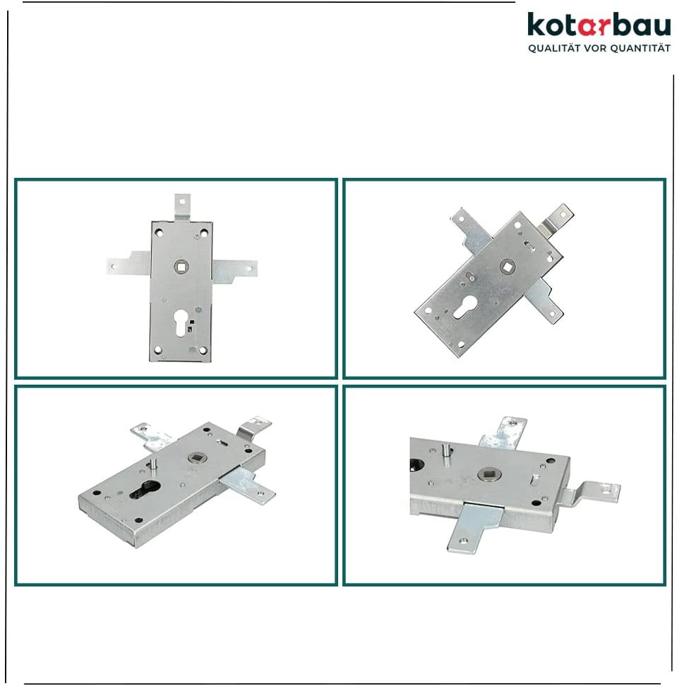 KOTARBAU® Garagenschloss 60 mm Stahl Torschloss Garagentorschloss Profilzylinder für Schwingtore Tor
