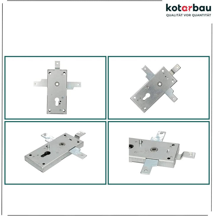 KOTARBAU® Garagenschloss 60 mm Stahl Torschloss Garagentorschloss Profilzylinder für Schwingtore Tor