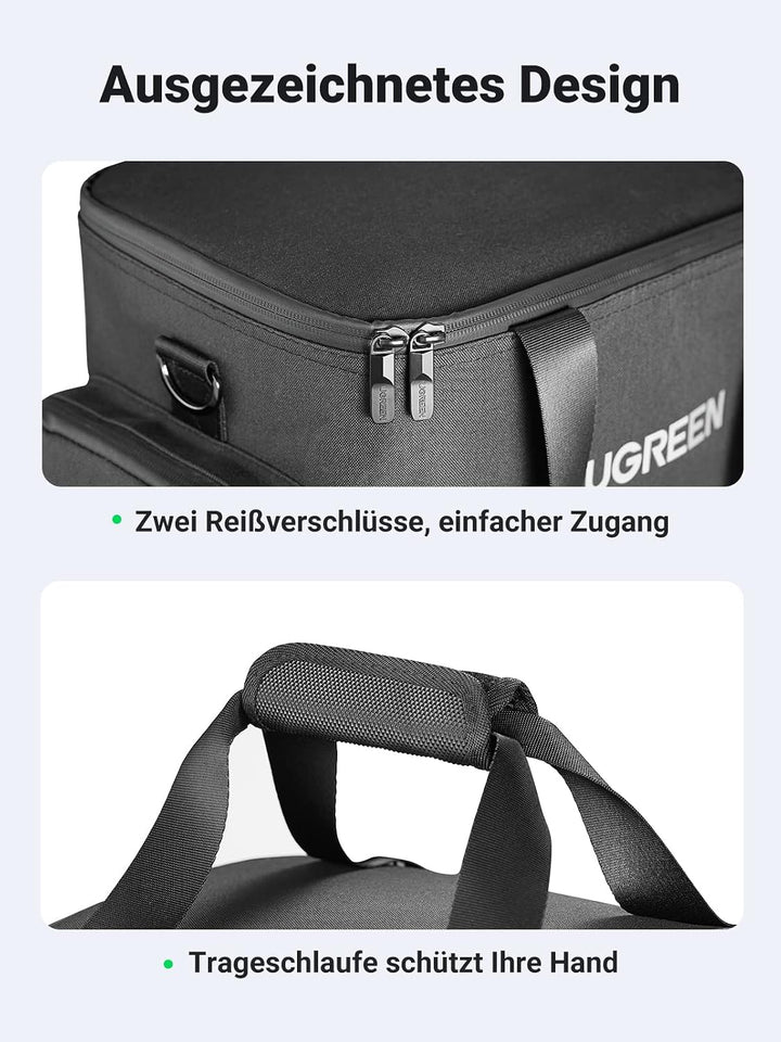 UGREEN PowerRoam Tragetasche Kompatibel mit 600W Powerstation Spacegrau