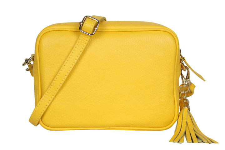 AmbraModa GLX8 - Damen Handtasche Umhängetasche Schultertasche Handytasche aus genarbtem Rindsleder