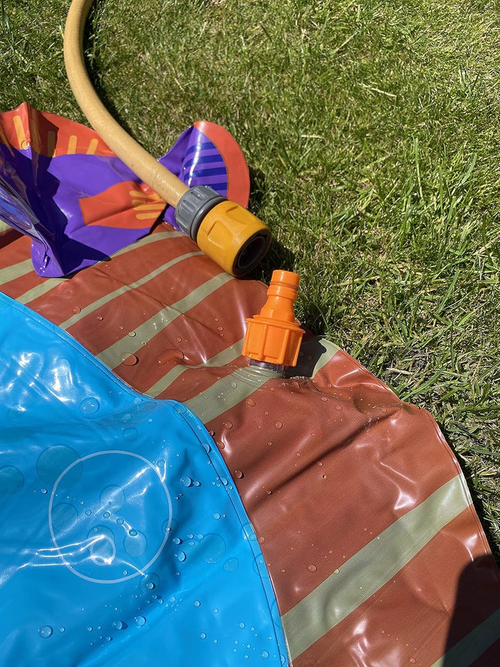 Wasserspielmatte, langlebig, tragbar, aufblasbar Sprinkler Pad Sprinkle und Splash Planschbecken Som