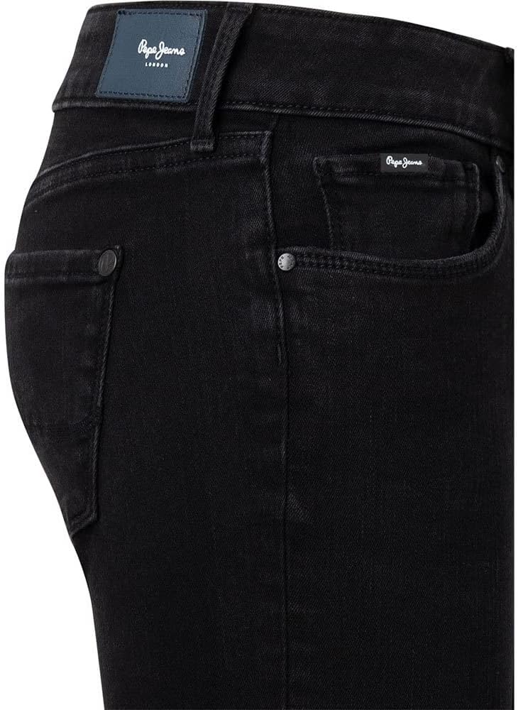 Pepe Jeans Damen Jeans Soho Jeans, Schwarz, 33W / 30L