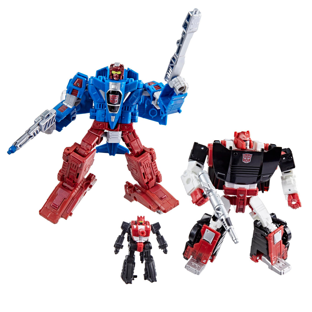 Transformers War for Cybertron WFC-S26 Autobot Alphastrike Counterforce 3-Pack Actionfiguren mit Umw