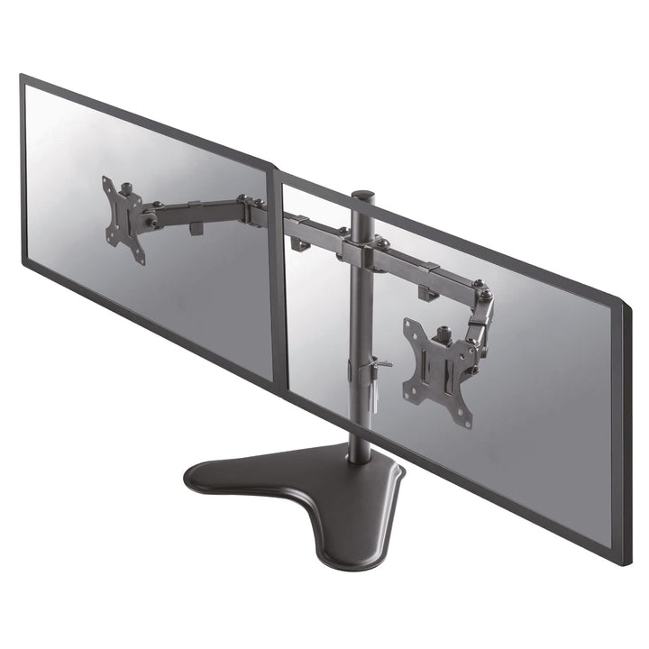 Neomounts by Newstar Monitor Tischhalterung Schwarz FPMA-D550DDBLACK Doppel 10-32 16kg One size Moni