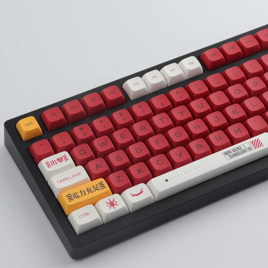 PBT Keycaps 138 Tasten XDA-Profil Dye-Sublimation für ANSI(US) Layout Gateron Kailh Cherry MX Switch