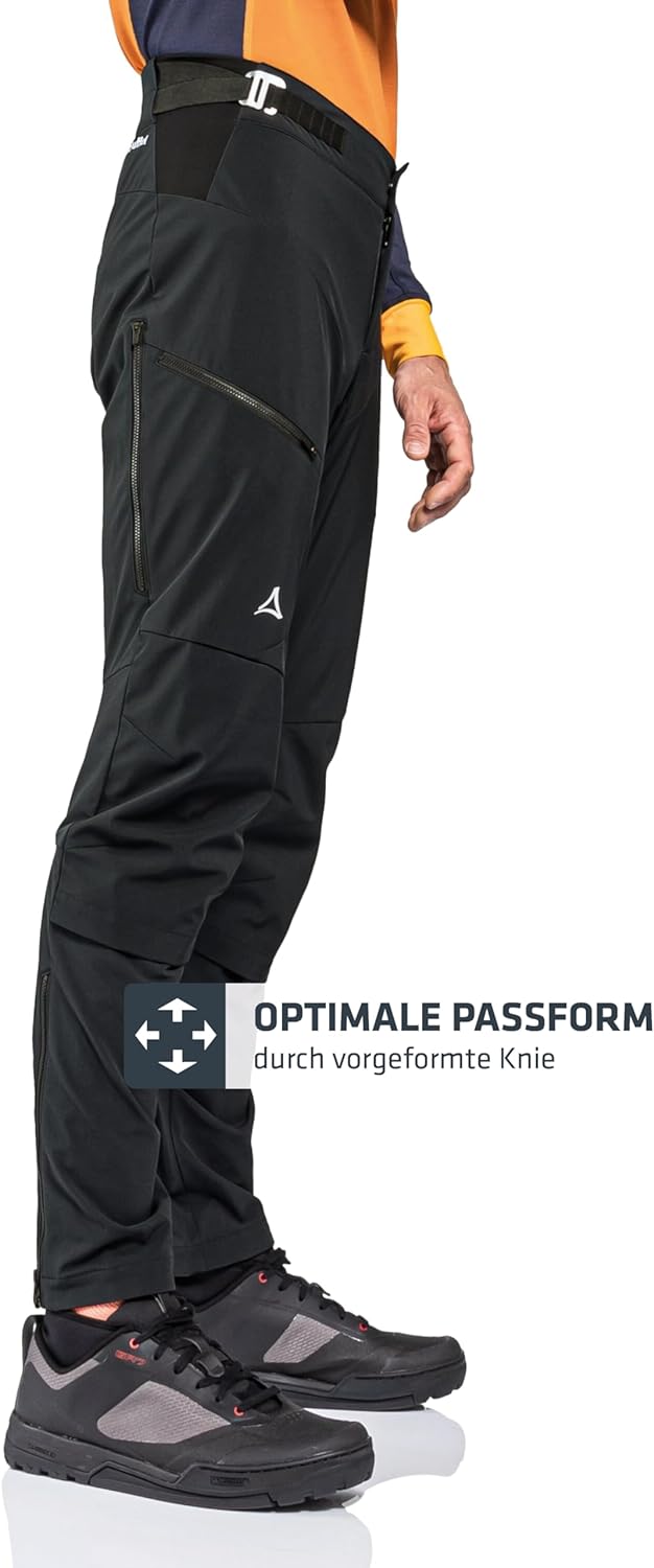 Schöffel Herren Hybrid Pants Tree Run M Hose 50 Schwarz, 50 Schwarz