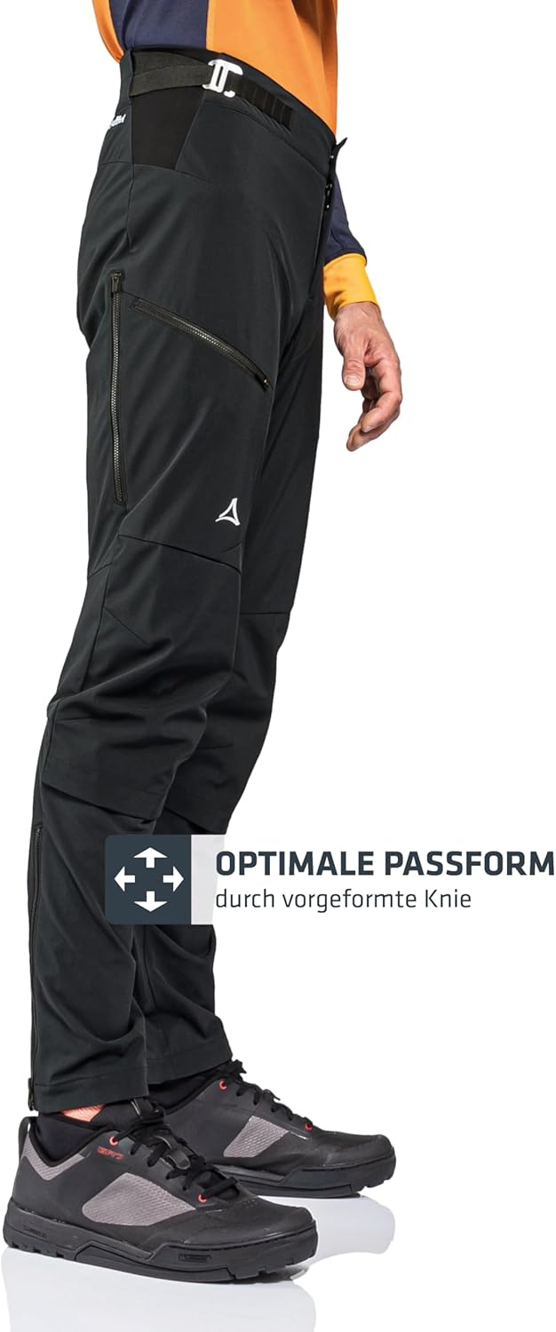 Schöffel Herren Hybrid Pants Tree Run M Hose 50 Schwarz, 50 Schwarz