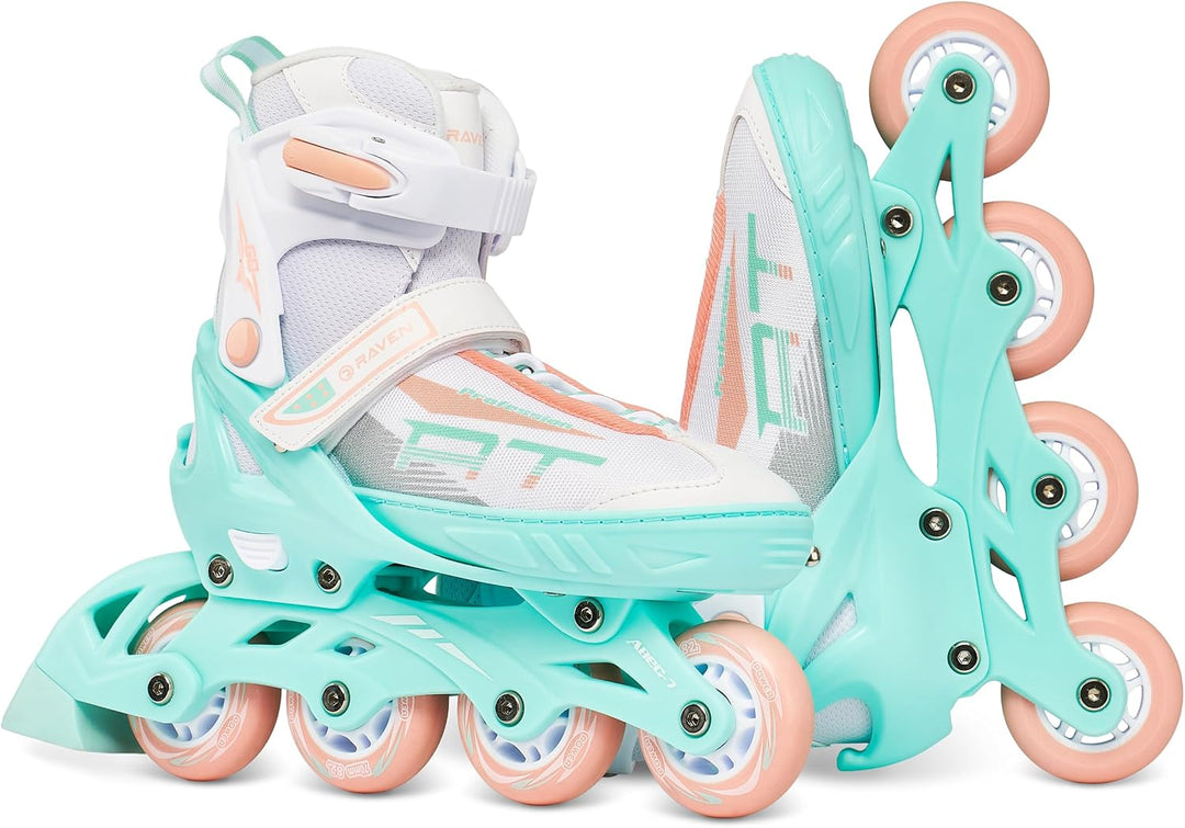 RAVEN Profession Inlineskates Inliner für Kinder und Erwachsene OPTIONAL 2in1 mit Schlittschuhen ver