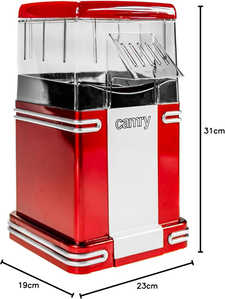 camry Popcorn-Maker, Rot, mehrfarbig,